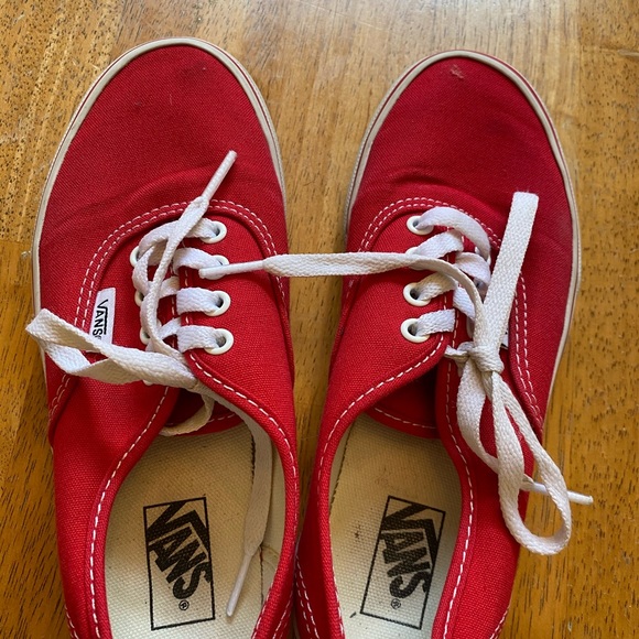 Vans led cavas lace up sneakers so cute kids sz 3 - Picture 6 of 13